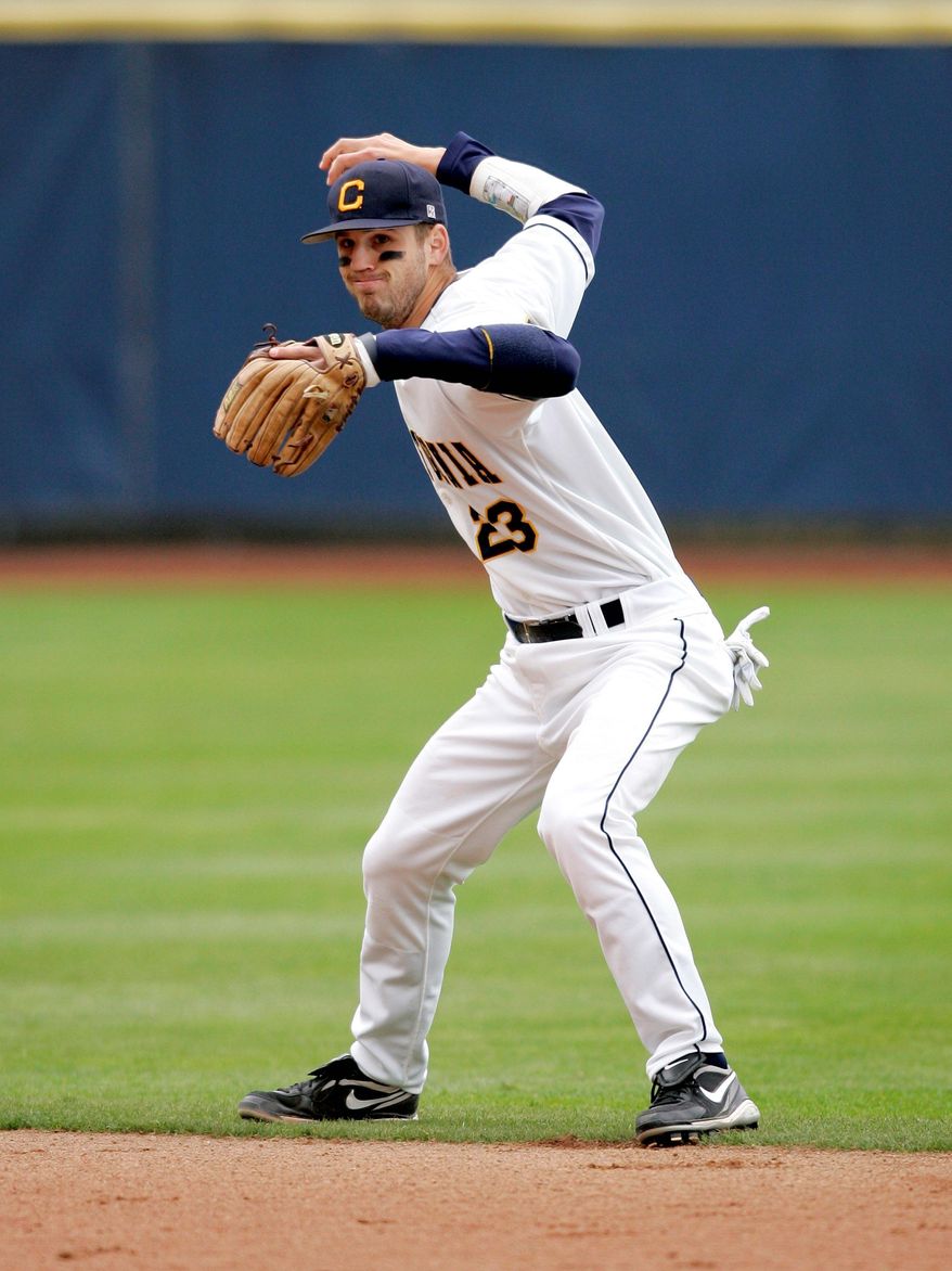 Michael Pimentel / University of California
Second baseman Jeff Kobernus agreed to a $705,500 signing bonus before reporting to Class A Vermont.