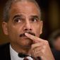 **FILE** Attorney General Eric H. Holder Jr. (The Washington Times)
