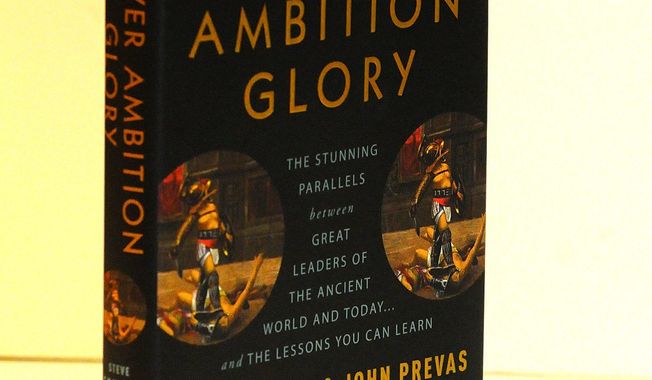 Book: &quot;Power Ambition Glory The Stunning Parallels between Great Leaders of the Ancient World and Today...and the Lessons You Can Learn&quot; in Washington, D.C. Monday, July 20, 2009. (Rod Lamkey Jr. / The Washington Times) 
