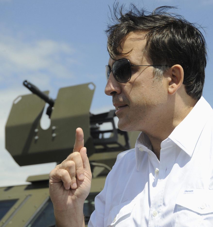 AGENCE FRANCE-PRESSE/GETTY IMAGES
Georgian President Mikheil Saakashvili.