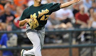 The Washington Nationals acquired 26-year-old left-handed starter Gio Gonzalez from the Oakland A&#39;s on  in exchange for four top prospects: A.J. Cole, Brad Peacock, Tommy Milone and Derek Norris. (Associated Press)