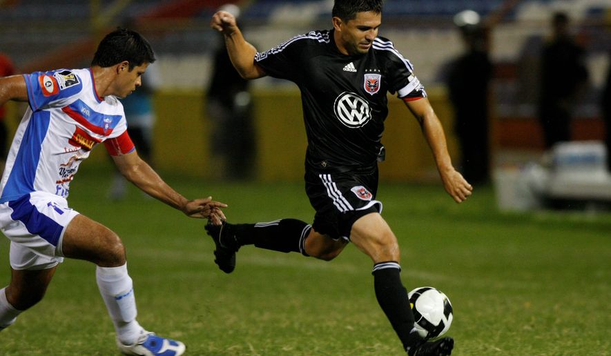 Jaime Moreno and D.C. United have just one MLS road win but prevailed at Salvadoran club Firpo last week. (Associated Press) ** FILE **
