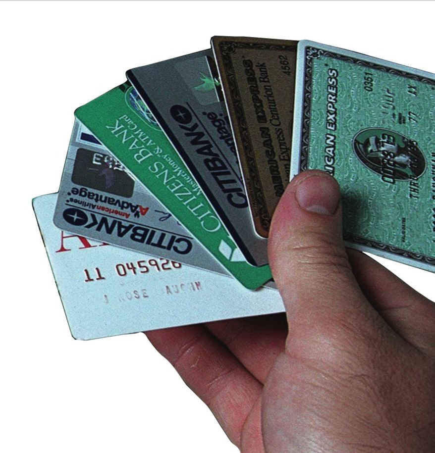 ** file photo ** Credit cards