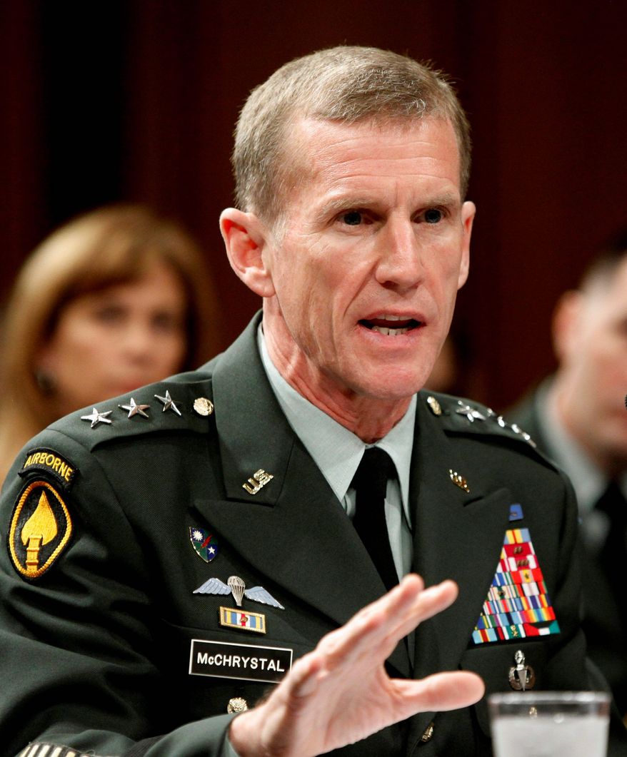 ** FILE ** Gen. Stanley A. McChrystal (AP Photo)