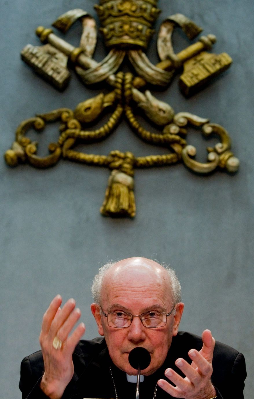 Cardinal William Levada of the United States is the Vatican's chief doctrinal official. (Associated Press)