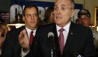 ** FILE ** Former New York Mayor Rudy Giuliani. (Associated Press)