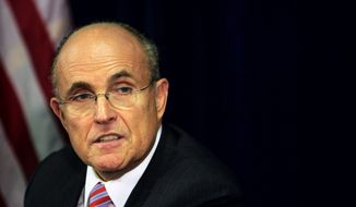 ** FILE ** Former New York Mayor Rudolph W. Giuliani (AP Photo/Cheryl Senter)