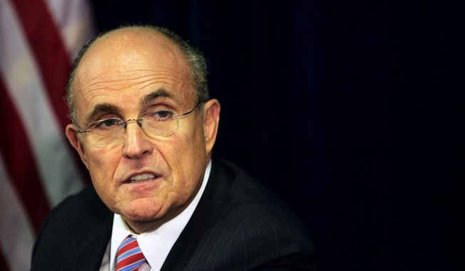** FILE ** Former New York Mayor Rudolph W. Giuliani (AP Photo/Cheryl Senter)