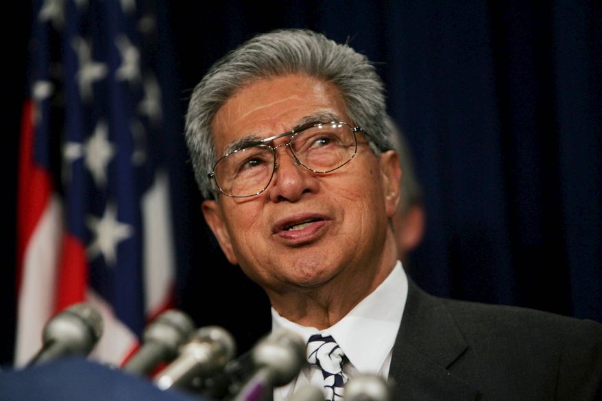 **FILE** Sen. Daniel K. Akaka, Hawaii Democrat (Bloomberg News)