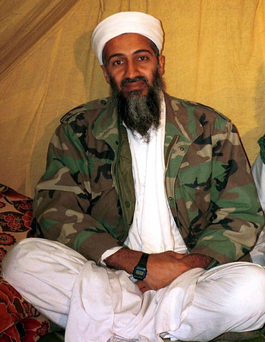 ** FILE ** Undated photo of al Qaeda chief Osama bin Laden. (AP Photo, File)