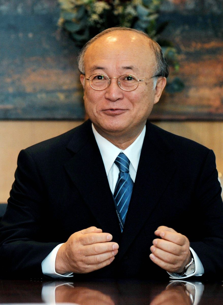 IAEA chief Yukiya Amano (AP Photo)