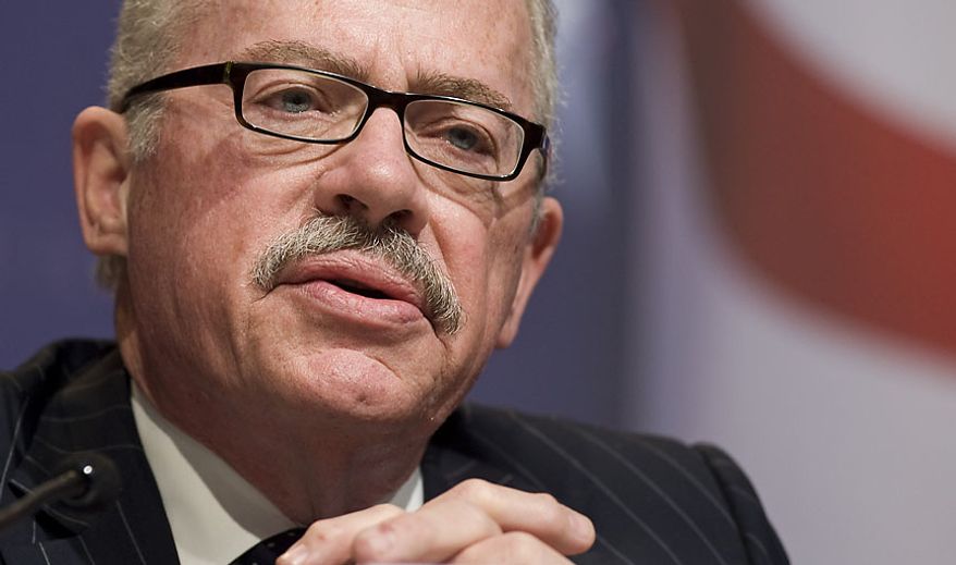 ** FILE ** Former Georgia Rep. Bob Barr takes part in a debate titled "Does Security Trump Freedom?" Friday, Feb. 19, 2010, during the Conservative Political Action Conference (CPAC) in Washington. (AP Photo/Cliff Owen)