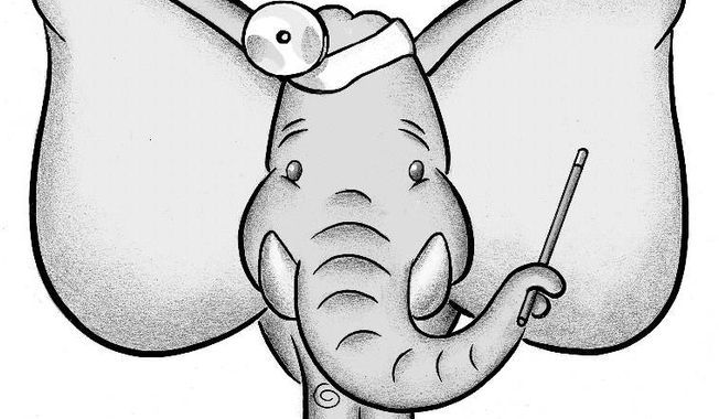 Illustration: GOP Health Care by A. HUNTER for The Washington Times.