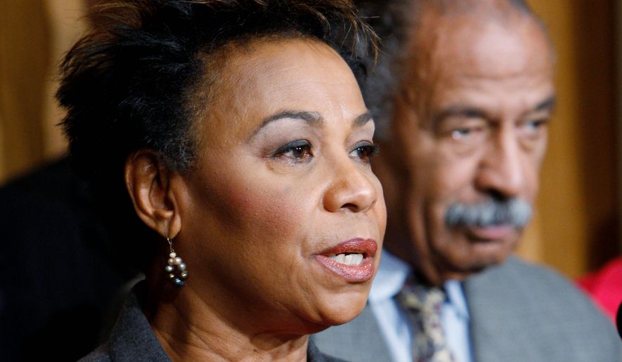 Rep. Barbara Lee, California Democrat, disputed dubbing the measure a &quot;jobs bill,&quot; and said the money should instead be used for job training and summer jobs. March 4, 2010. (Associated Press) File