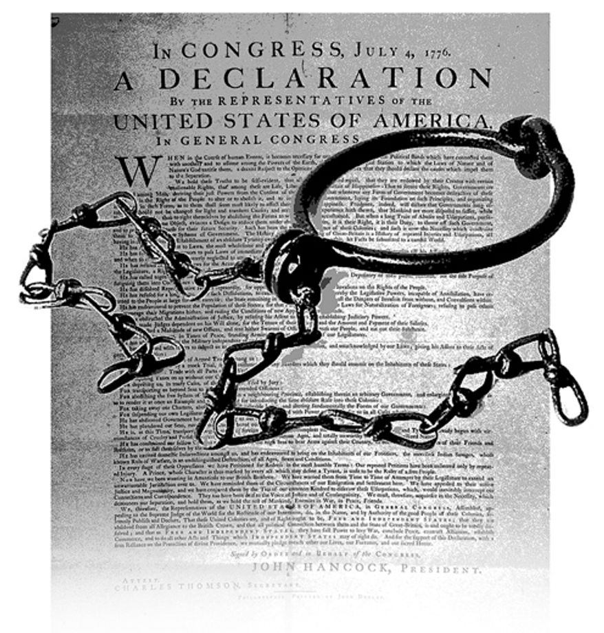 Illustration: Declaration of Independence.