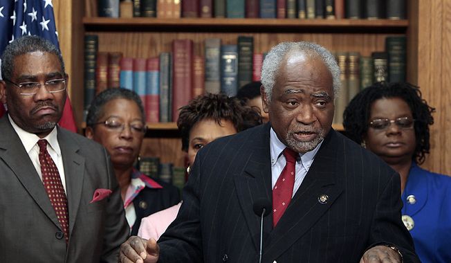 Rep. Danny Davis, D-Ill., speaks during a news conference on health care reform hosted by the Congressional Black Caucus on Capitol Hill in Washington, Friday, March 19, 2010. (AP Photo/Haraz N. Ghanbari)