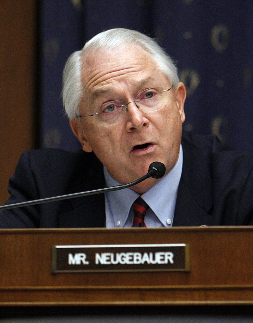 ** FILE ** Rep. Randy Neugebauer, Texas Republican, is pictured on Capitol Hill in Washington in January 2010. (AP Photo/Pablo Martinez Monsivais)
