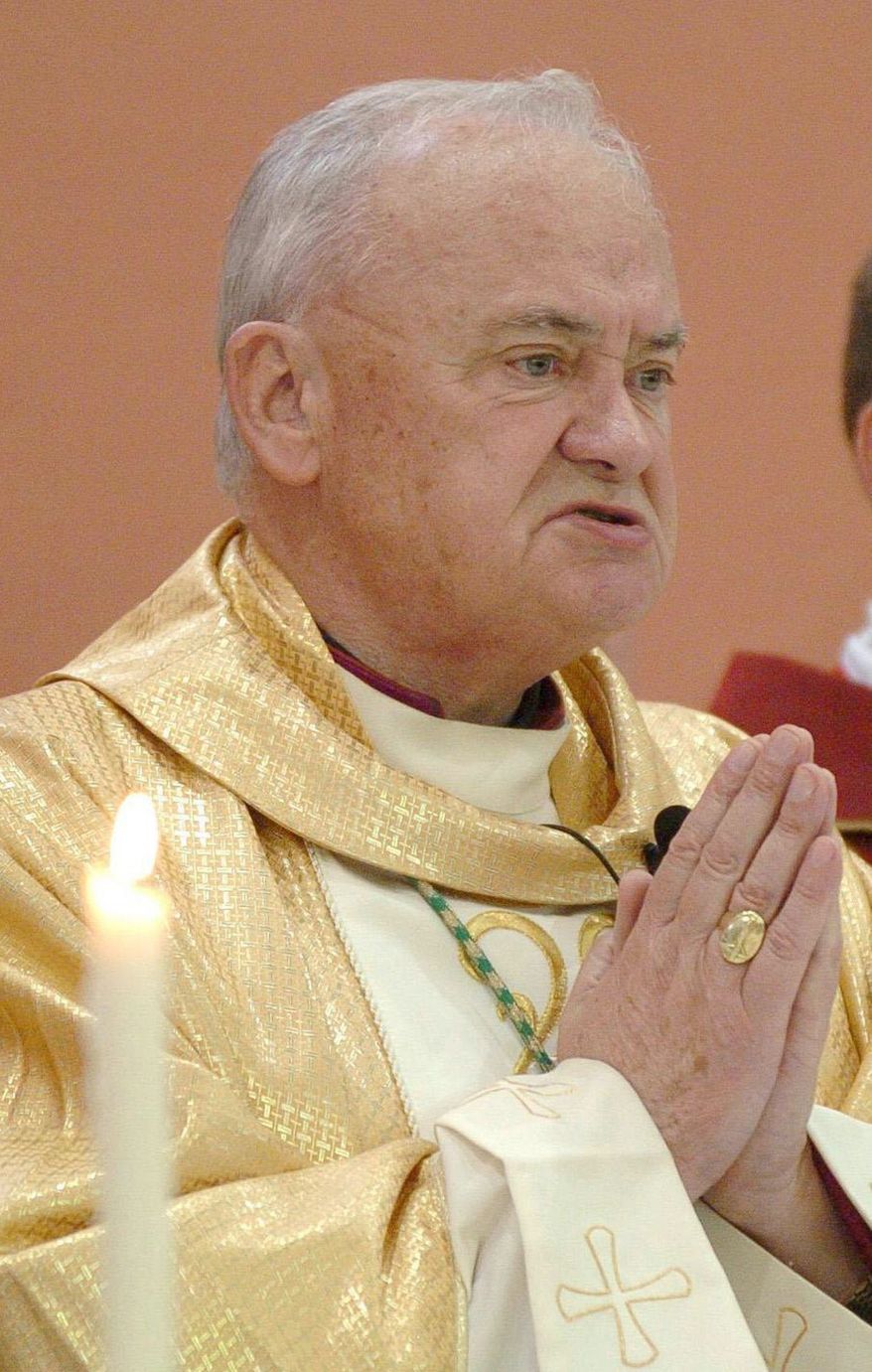 ** FILE ** Bishop John Magee (AP Photo/PA, File)