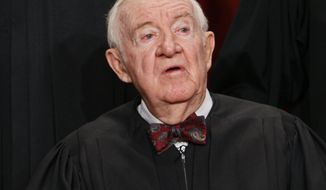 ** FILE ** Justice John Paul Stevens retired from the U.S. Supreme Court in June 2010. (AP Photo/Charles Dharapak, File)