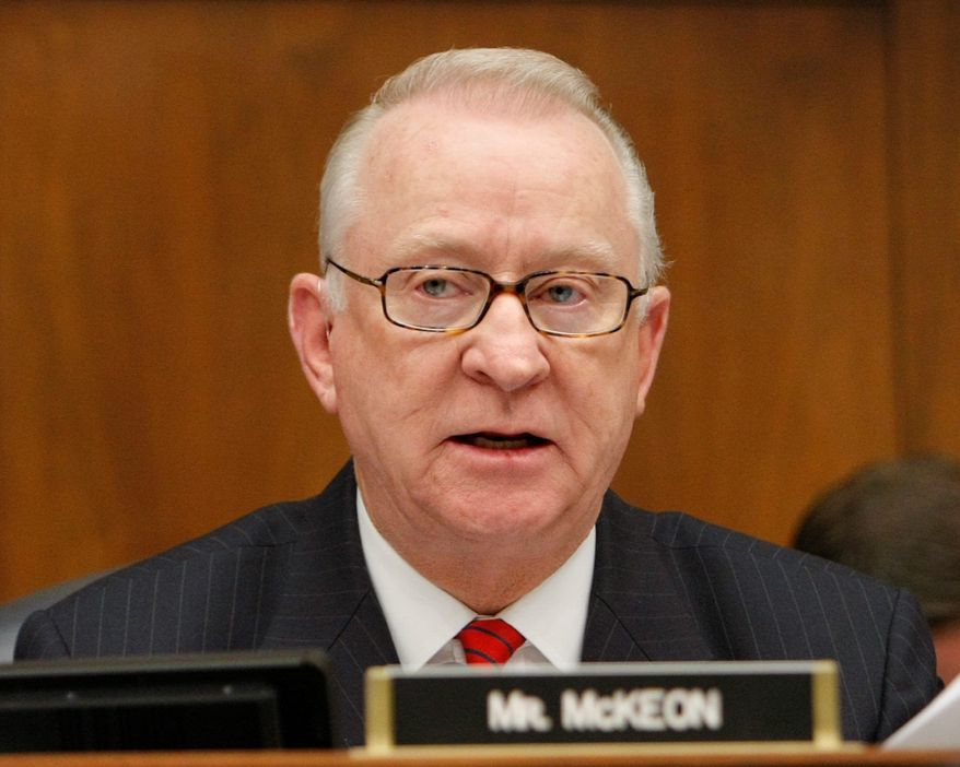 **FILE** House Armed Services Committee member Howard P. "Buck" McKeon (Associated Press)