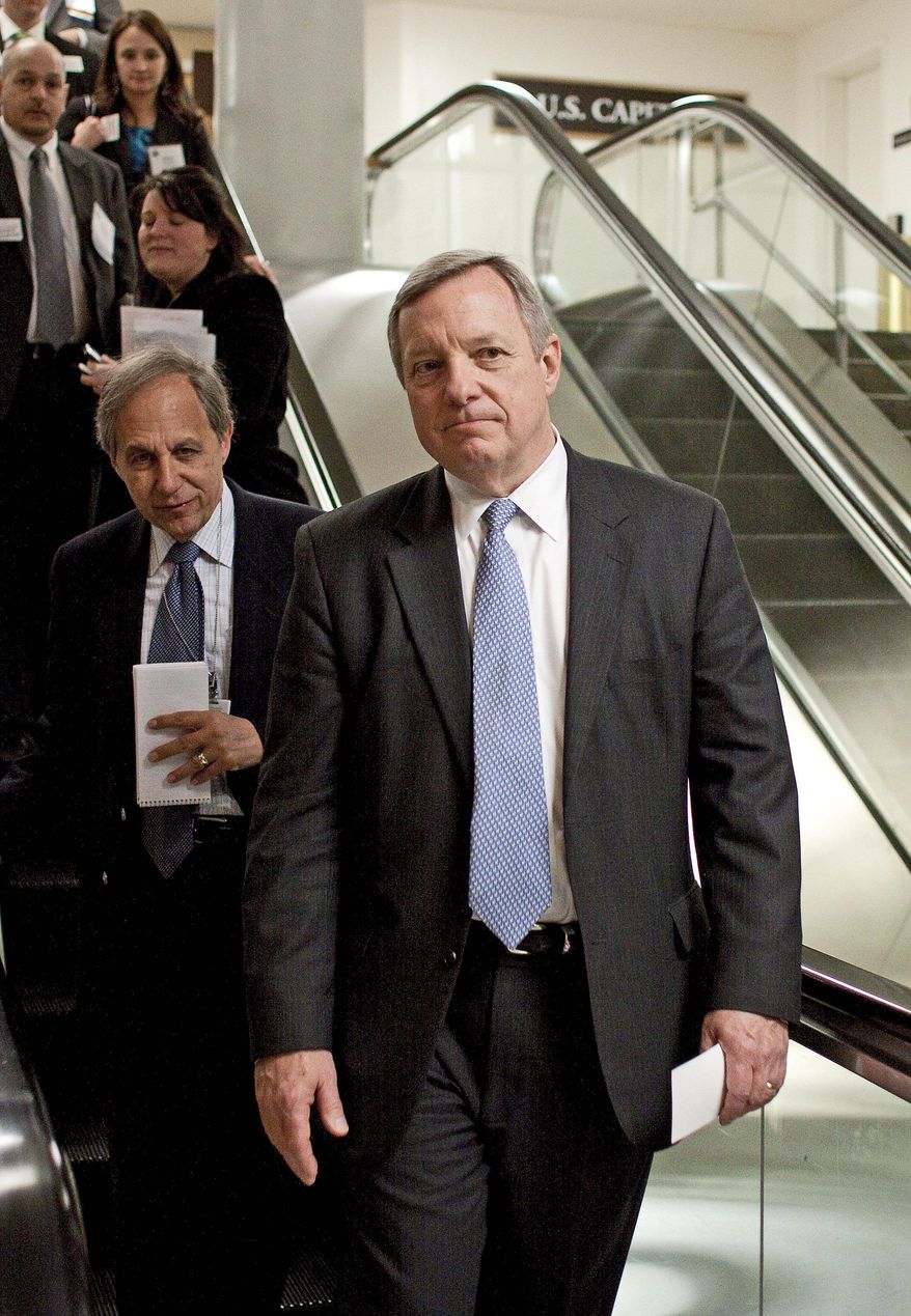 A letter to the White House from Senate Majority Whip Richard J. Durbin, Illinois Democrat, and a Republican colleague from Indiana, calling for a moratorium on deportation proceedings against illegal-immigrant students, has heartened proponents of comprehensive immigration reform. (Associated Press)