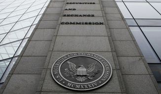The Securities and Exchange Commission (SEC) headquarters in Washington (Associated Press) **FILE**