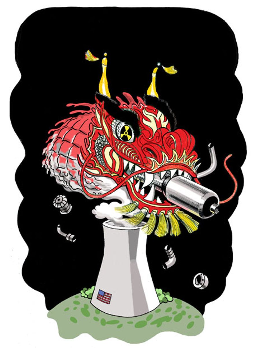 Chinese Nuclear Dragon by Alexander Hunter for The Washington Times