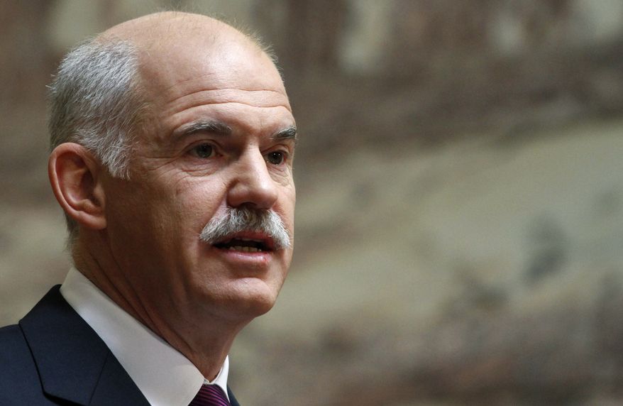 **FILE** Greek Prime Minister George Papandreou (Associated Press)