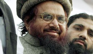 **FILE** Islamist cleric Hafiz Mohammad Saeed, founder of the terrorist group Lashkar-e-Taiba (Associated Press)