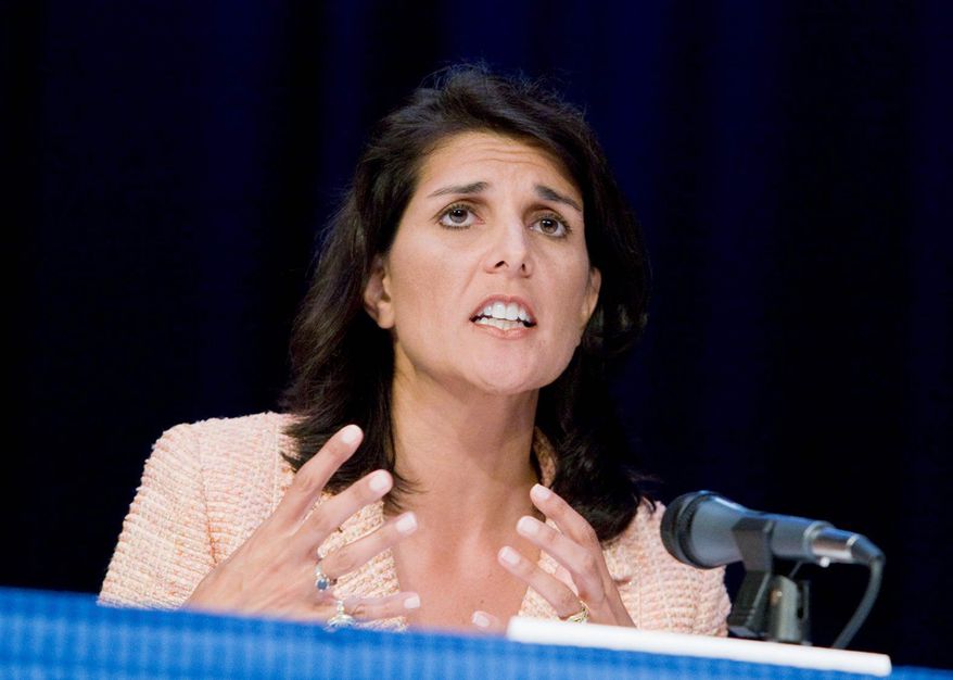 **FILE** South Carolina Gov. Nikki Haley (Associated Press)