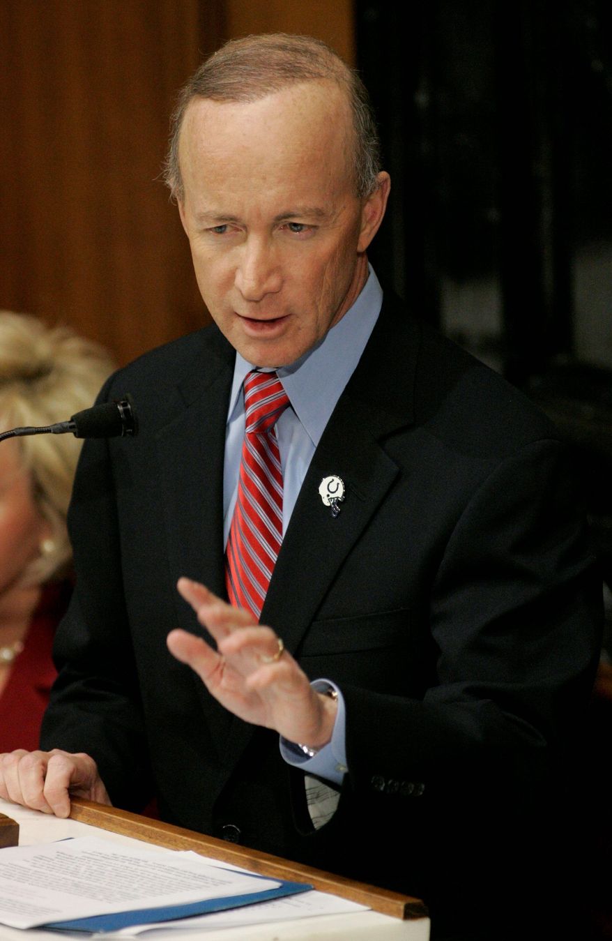 Indiana Gov. Mitch Daniels