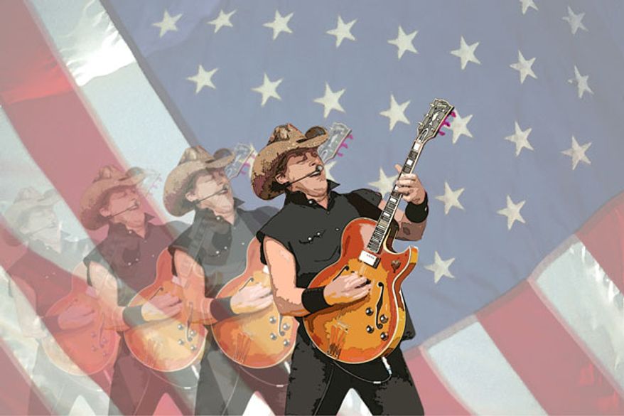 Illustration: Motor City Madman by Greg Groesch for The Washington Times