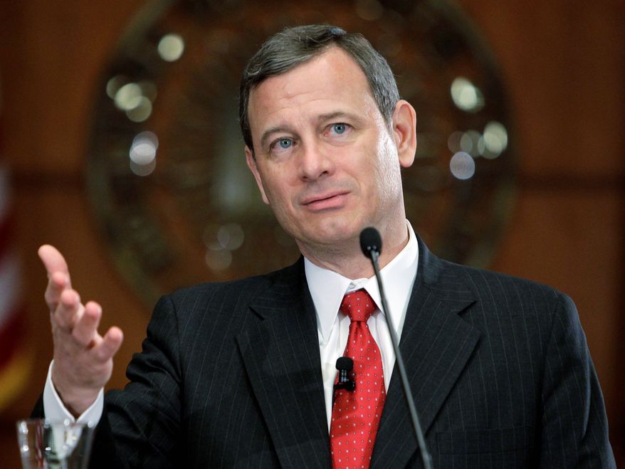 ** FILE ** Chief Justice of the United States John G. Roberts Jr. (AP Photo)