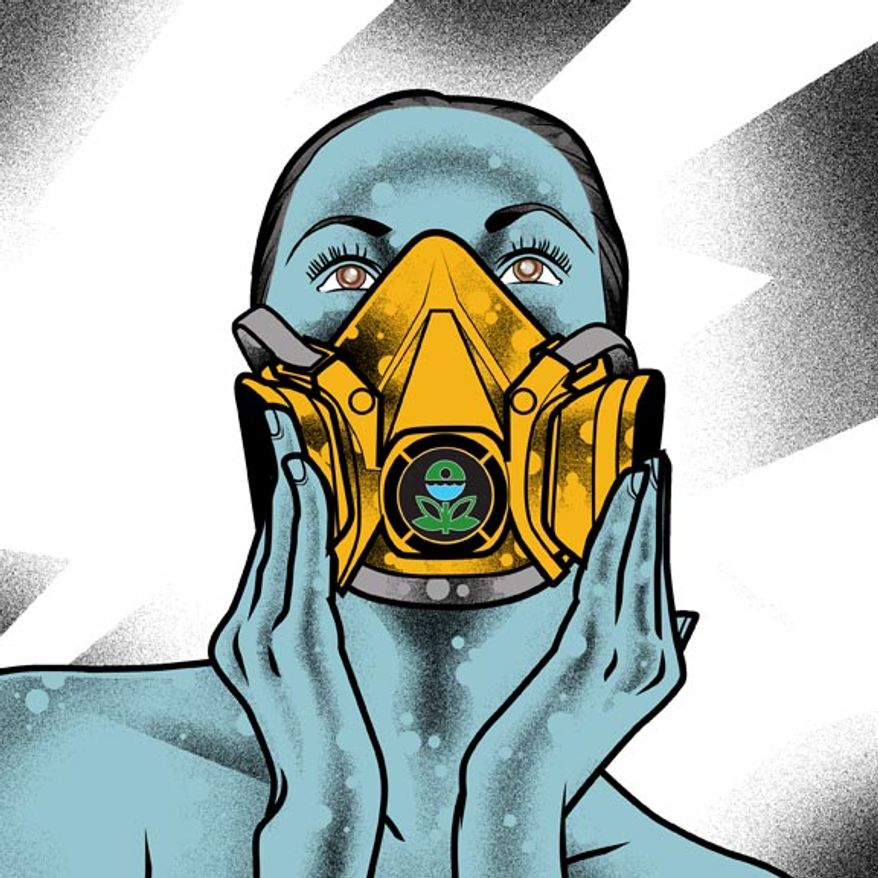 Illustration: EPA by Linas Garsys for The Washington Times