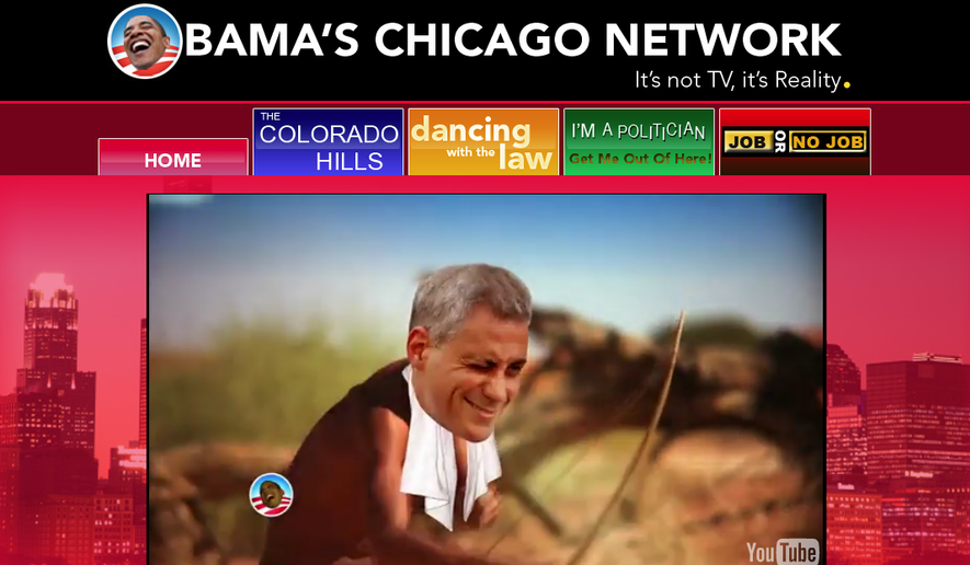 The Republican National Committee on Tuesday launched a website for the mock &quot;Obama&#39;s Chicago Network: It&#39;s not TV, it&#39;s reality.&quot;