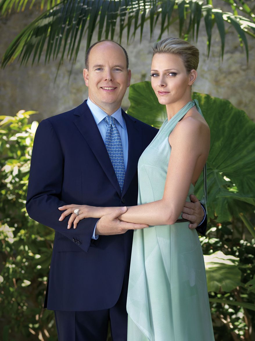 Monaco&#x27;s Prince Albert, 52, and South African Charlene Wittstock, 32, are engaged to be married, the royal palace in Monaco announced Wednesday. (AP Photo/Amedeo M. Turello/Monaco Palace)