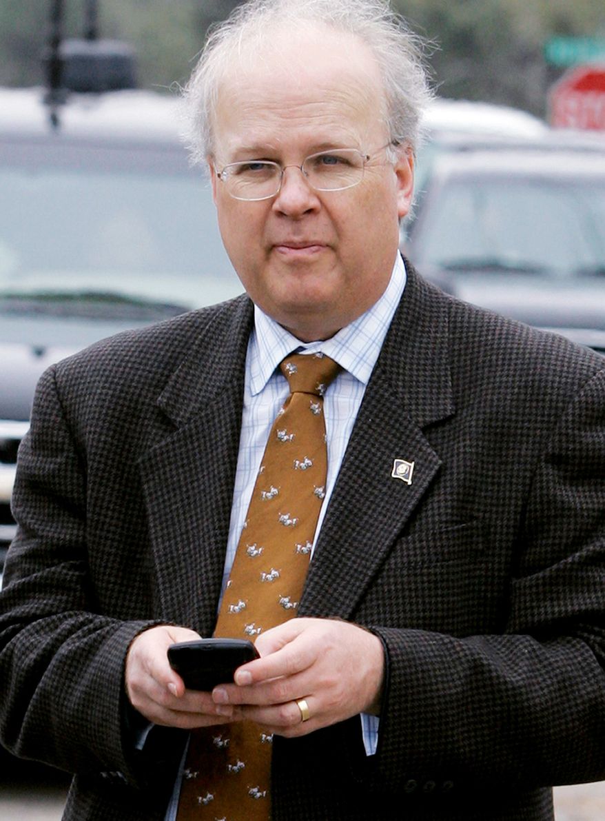 Karl Rove (left) and Ed Gillespie helped create American Crossroads, an organization exempt from limits on campaign fundraising, and have secured pledges up to $30 million. (Associated Press)