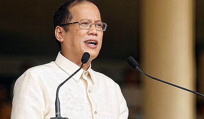 Benigno Aquino, Philippine president, delivers his inaugural speech at Quirino Grandstand in Manila, the Philippines, on Wednesday, June 30, 2010. Aquino, who rose from political outsider to Philippine president in less than a year, takes office today pledging to fight poverty, narrow the budget deficit and refrain from raising taxes in a nation trailing its neighbors in economic growth and international investment. Photographer: Edwin Tuyay/Bloomberg