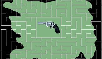 Illustration: Gun maze