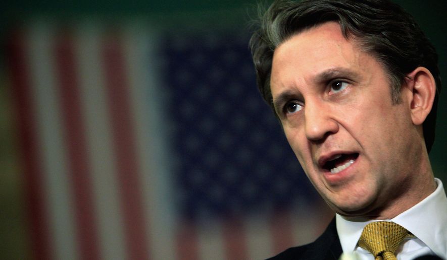 ASSOCIATED PRESS PHOTOGRAPHS
"We're asking the attorney general to exert his authority to investigate the sources of these donations ... to determine whether it is compliant, and whether the Cordoba Initiative ... is in fact a legitimate charity. And in fact, whether the sources of income are legitimate or if they pose a security risk to the people of New York and the people of America," Republican gubernatorial candidate Rick Lazio said.