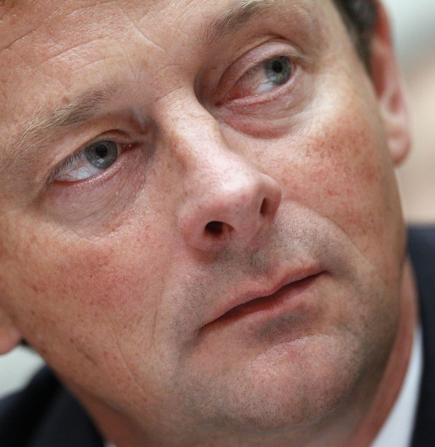 BP PLC CEO Tony Hayward traveled to the United Arab Emirates on July 7, 2010, to meet with the company's "partners" amid speculation BP is trying to raise case to cover the cost of Gulf of Mexico oil spill cleanup. (AP Photo/Haraz N. Ghanbari, File)