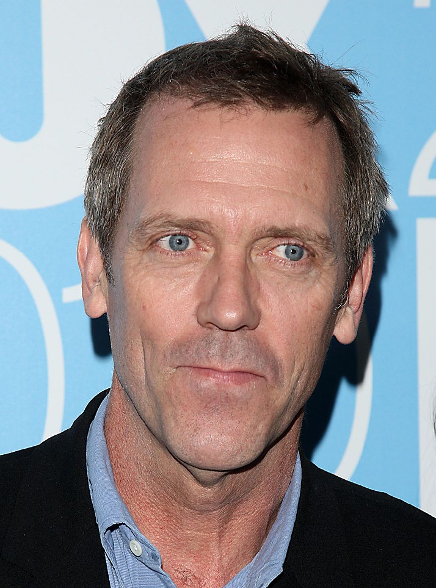 In this May 17, 2010, file photo, actor Hugh Laurie attends the FOX Upfront presentation in New York. Laurie was nominated for an Emmy for best actor in a drama series on Thursday, July 8, 2010, for his role in "House." The 62nd Primetime Emmy Awards will be held on Sunday, Aug. 29, in Los Angeles. (AP Photo/Peter Kramer, file)