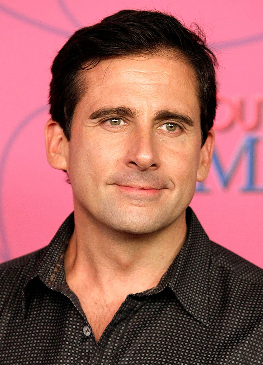 In this Oct. 5, 2008, file photo, actor Steve Carell poses on the press line at the "Miley Cyrus Sweet Sixteen" birthday party at Disneyland in Anaheim, Calif. Carell was nominated for an Emmy for best actor in a comedy series on Thursday, July 8, 2010, for his role in "The Office." The 62nd Primetime Emmy Awards will be held on Sunday, Aug. 29, in Los Angeles. (AP Photo/Dan Steinberg, file)