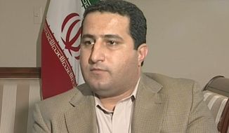 In this image taken from TV purports to show Iranian scientist Shahram Amiri speaking during an interview in the Iranian interests section of the Pakistan Embassy in Washington D.C. Mr. Amiri, who disappeared a year ago, was on his way home to Tehran on Wednesday July 14, 2010, from the United States, ending a bizarre intelligence drama that could snarl U.S. efforts to gather information on Iran&#39;s nuclear program.(AP Photo/ ATN1 DK via APTN)