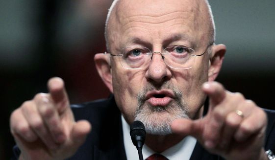 Director of National Intelligence nominee James R. Clapper Jr., a retired Air Force lieutenant general, testifies at his hearing before the Senate Select Committee on Intelligence on July 20, 2010. (Associated Press)