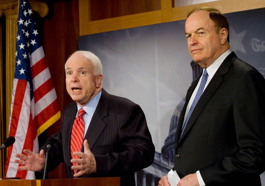 "I always believed in all the treaties that I've been involved in, in the past 28 years, General, that cheating does matter and it does have an effect. And to say that it has little if any effect, then we've been wasting a lot of time and money on negotiations," Sen. John McCain said. (Associated Press)