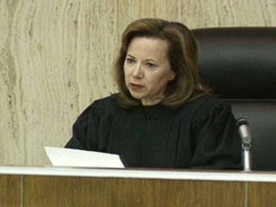 This undated photo taken from video and provided by KSAZ-TV FOX 10, shows U.S. District Judge Susan Bolton on the bench in Phoenix, Ariz. Bolton, a former state court judge appointed to the federal bench in 2000 by President Bill Clinton, will decide whether to block Arizona's sweeping new immigration law, which requires police, while enforcing other laws, to question a person's immigration status if officers have a reasonable suspicion that the person is in the country illegally. (AP Photo/KSAZ-TV FOX 10)