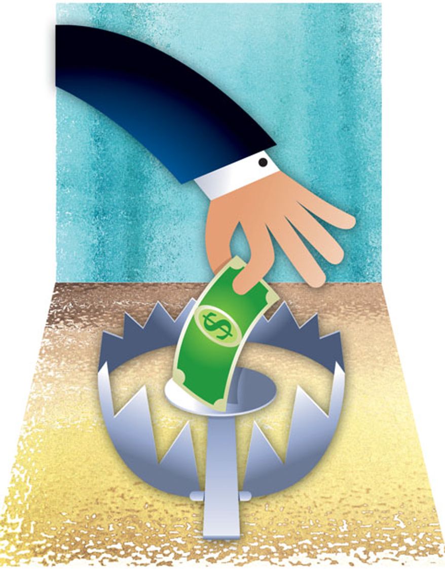 Illustration: Dollar trap