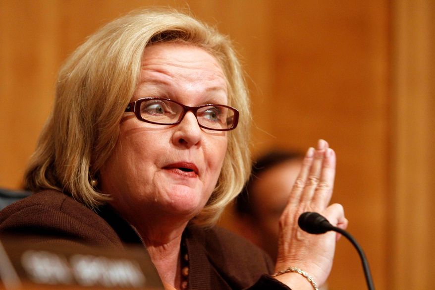 **FILE** Sen. Claire McCaskill, Missouri Democrat (Associated Press)