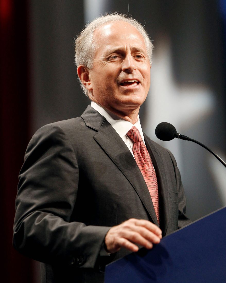 "The best thing we can do in Washington is really just to calm down, to quit making sweeping changes," Sen. Bob Corker said. (Associated Press)